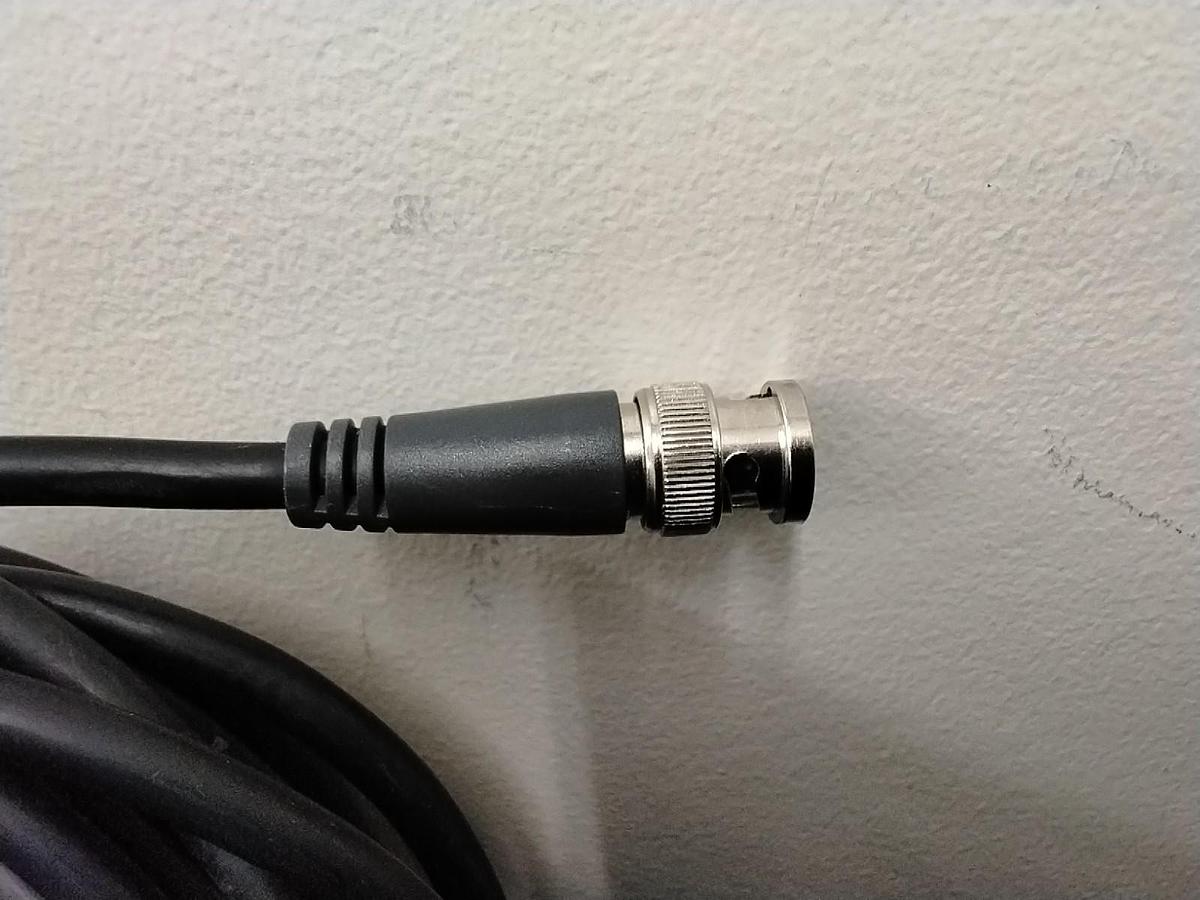 Used GREAT BNC Cable Male TecNec 24 ft 4 in black RG-59 U Flexible Broadcast Video