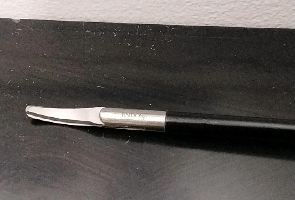 Used Endolap Laparoscopy Grasper Curved Scissors Surgical Instrument