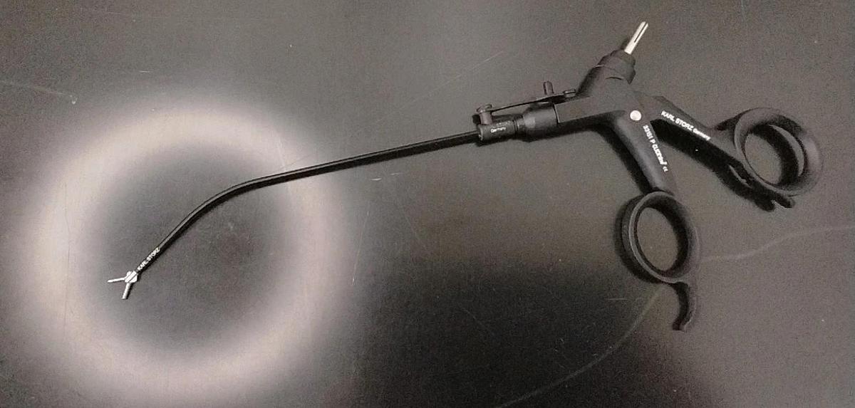 Used KarlStorz CLICKLINE 50222 GG 3mm CURVED BULLET GRASPER