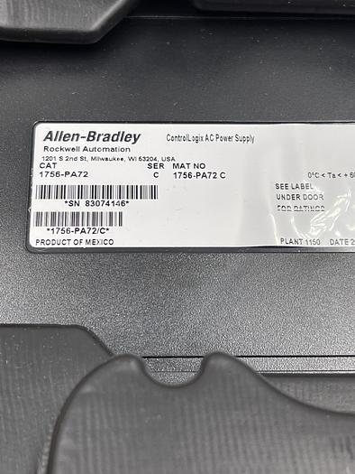 Allen-Bradley 1756-PA72 Ser C