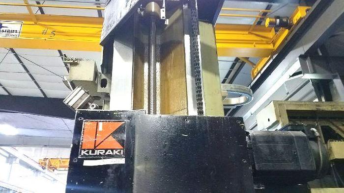 Used 1990 KURAKI KBT-13-DX 5.1" CNC TABLE TYPE BORING MILL