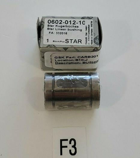 *NEW IN BOX* STAR 0602-012-10 Super Linear Bearing Two Seals + Warranty!
