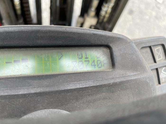 Used 8,000 POUND HYSTER MODEL S80FTBCS MFG. 2013 W/ CASCADE ROLL CLAMP