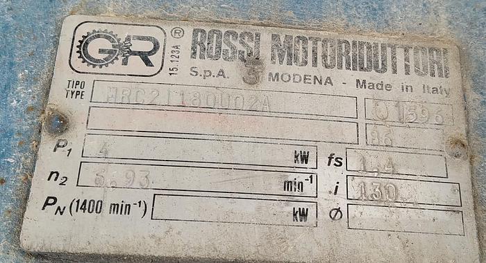 Usado Rossi Motoreduttori
