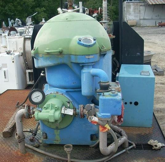 Used Centrifuge, Disc, Separator, Westfalia, Osa35, S/st, 25 HP #L738366