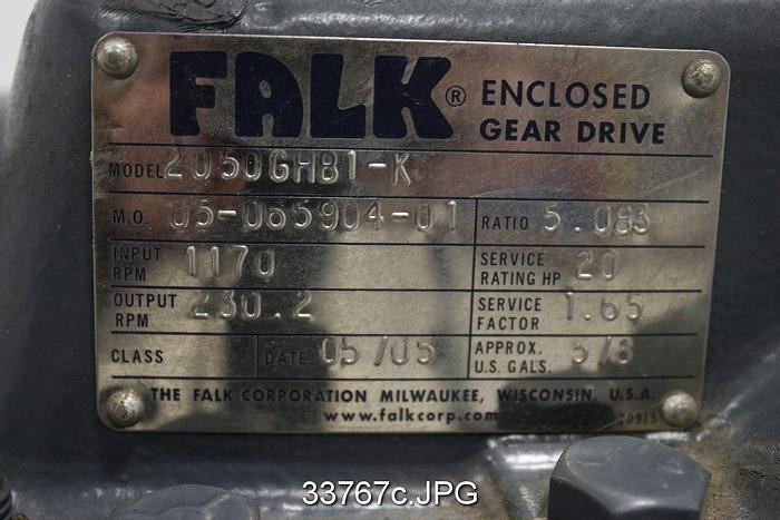 Used Falk 2050GHB1-K Falk Gear Box #33767