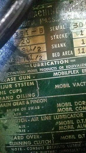 Used Perkins 20 Ton Punch Press with Enclosure High Speed Stamping Press