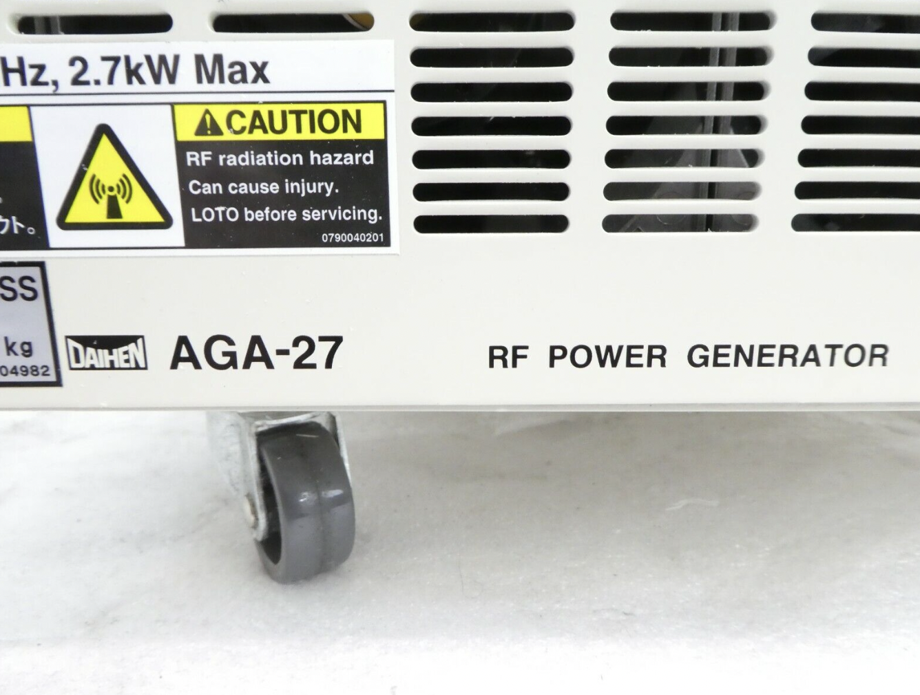 Used Daihen AGA-27C-V RF Generator TEL 3D80-000825-V3 Copper Cu Exposed Working Spare