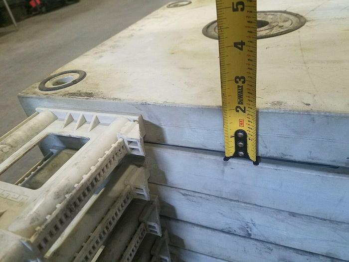 Used 470 MM Gasketed Filter Press Plates - Set of 7 one price! Filterpress