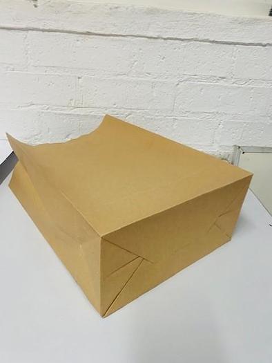 Used (visible in production) NEWLONG 117T+ 506TH - Reel Fed paper bag machine with Flat handles unit