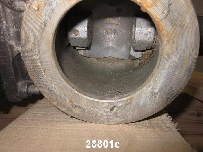 Used Fisher V150 3" Control V-Ball Valve, #28801