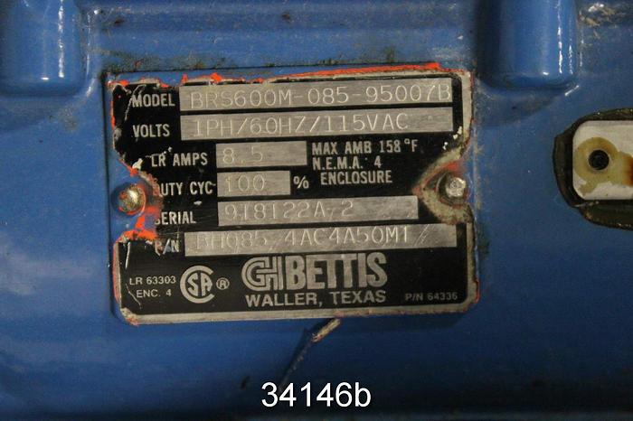 Used Fisher 18" Butterfly Valve with Bettis Electric Actuator #34146