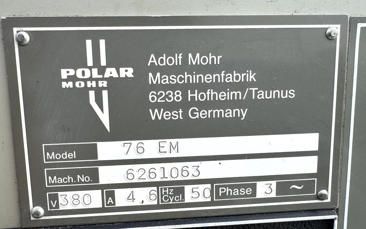 Used 1992 Polar 76EM