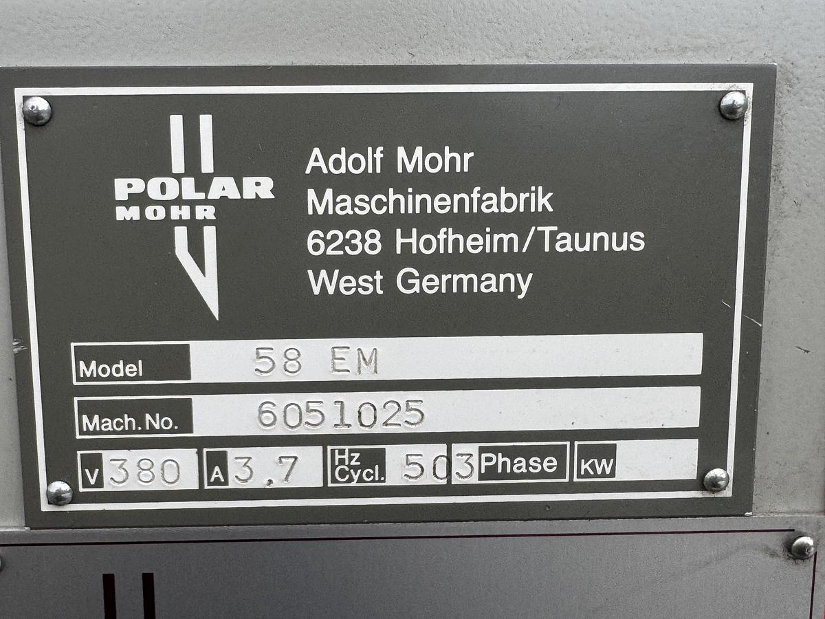 Used 1990 Polar 58EM