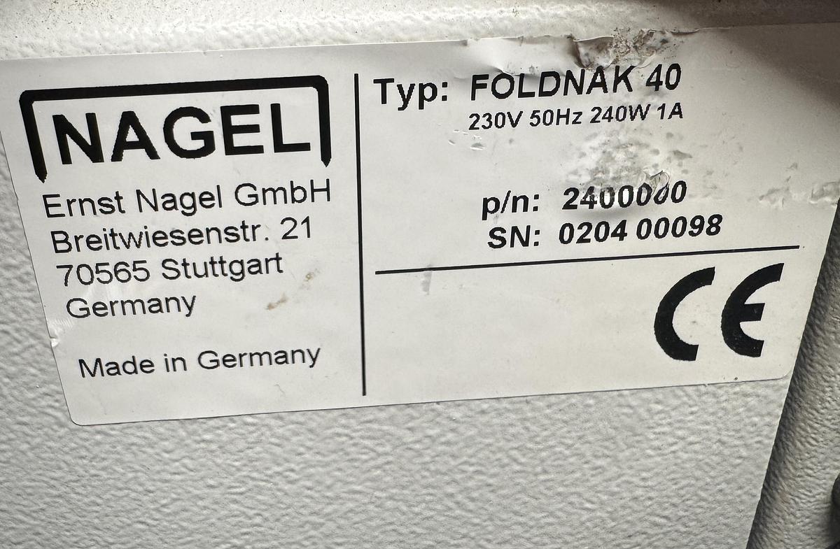Used 2010 Nagel Foldnak 40