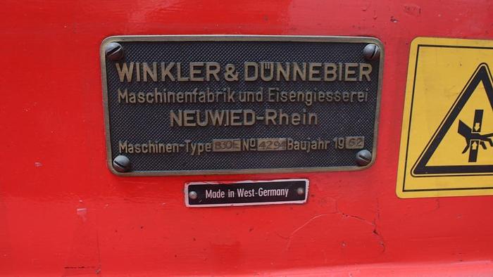 Used Winckler & Dünnebier  830E
