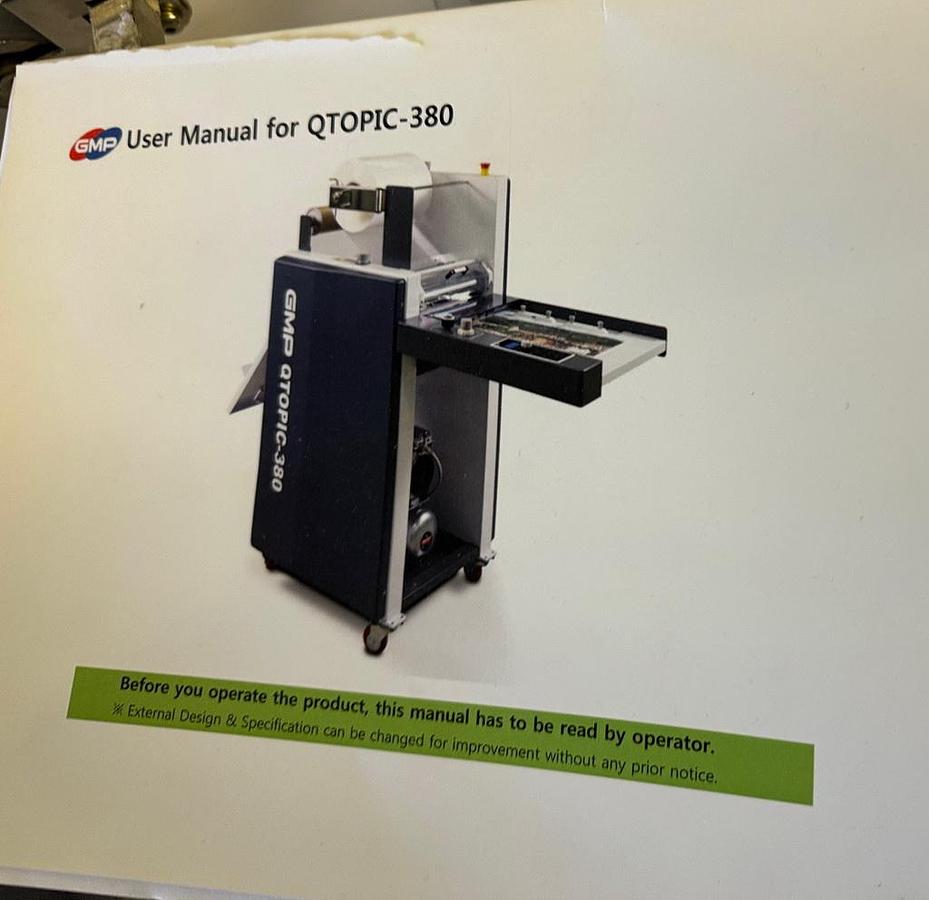 Used GMP Qtopic 380 - Sleek