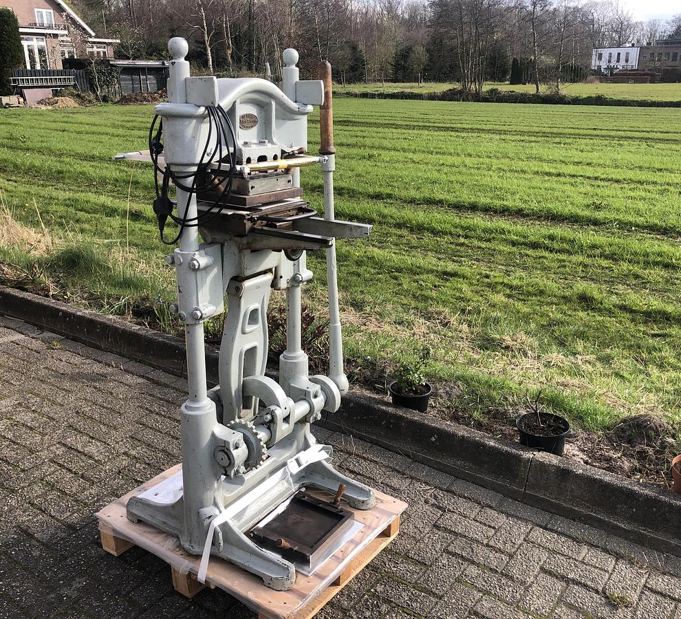 Used 1900 Krause Foil press