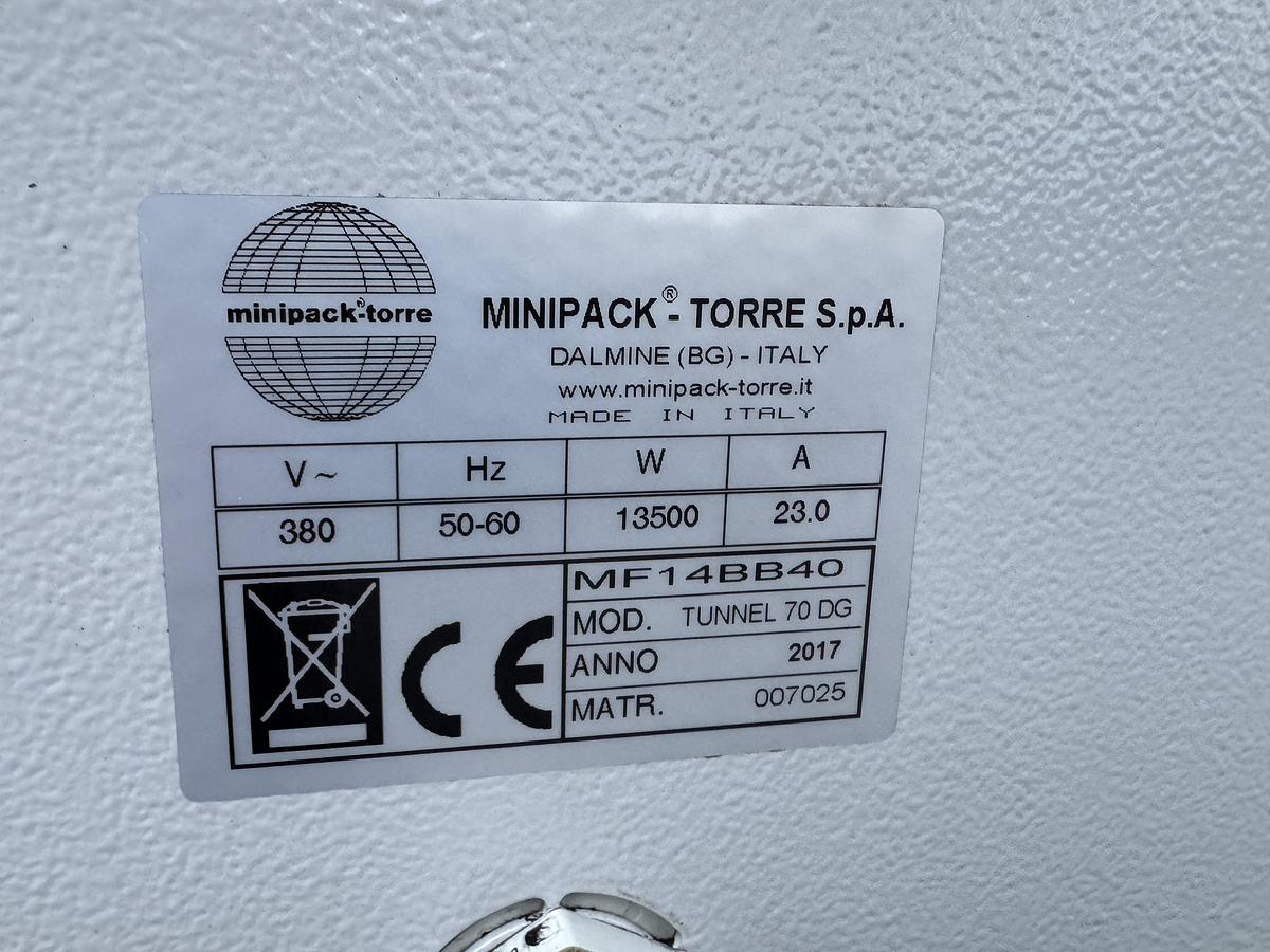 Used 2017 Minipack Modular 70 + Tunnel 70