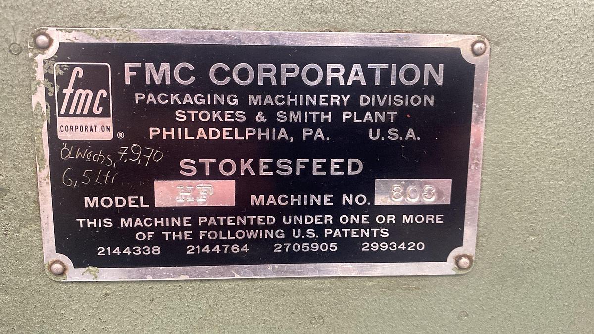 Used 1965 FMC Rigid bix making line