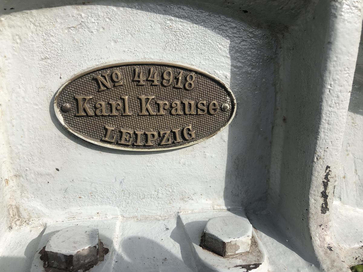 Used 1900 Krause Foil press