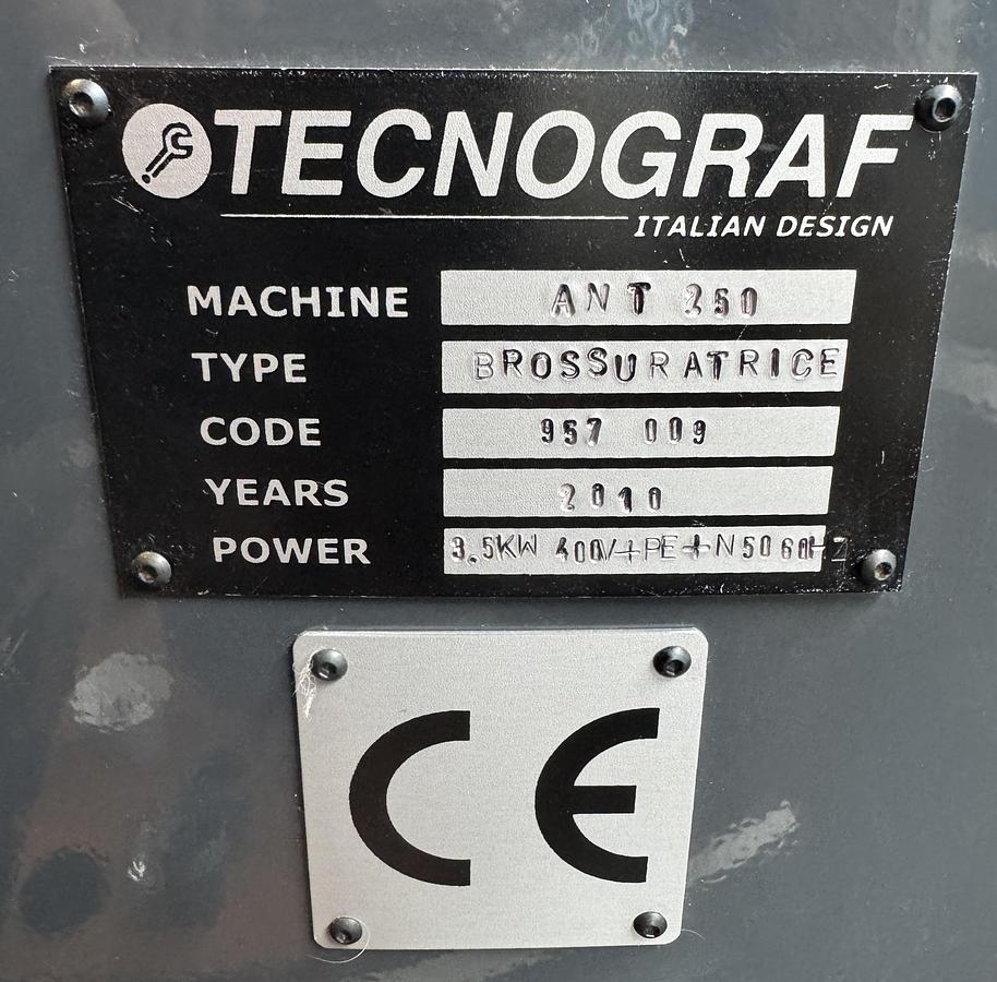 Used 2010 Tecnograf ANT250