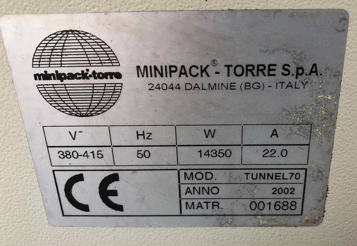 Used Minipack / Siat  Modular 70 / TS80A