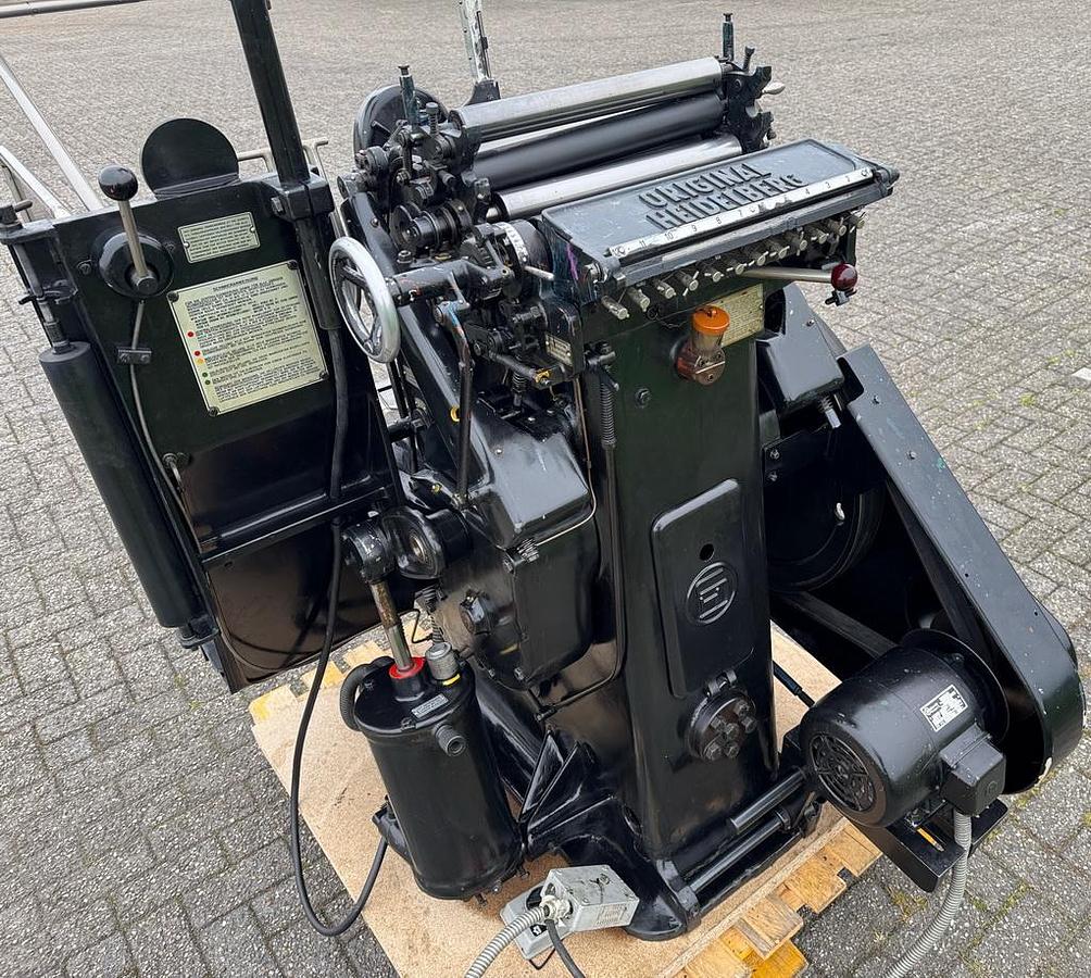 Used Heidelberg T platen 26x38 cm