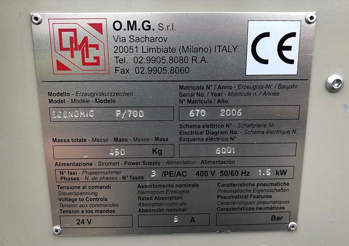 Used OMG  Economic P/700