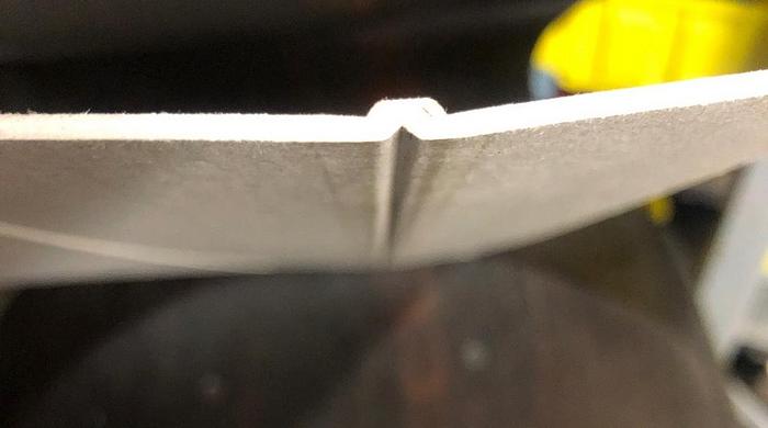 Used Sächsische Kartonnage Maschinen Creasing machine