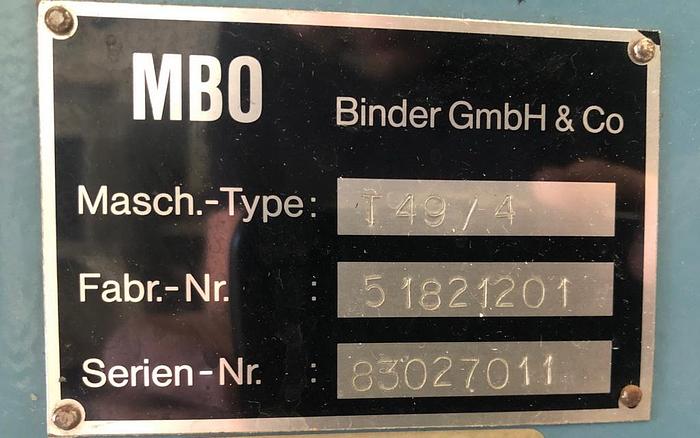 Used MBO T49-4