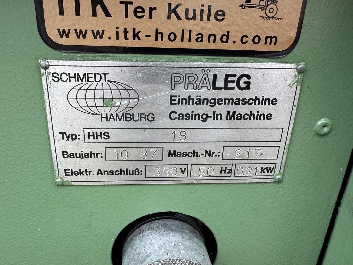 Used 1987 Schmedt Präleg HHS18