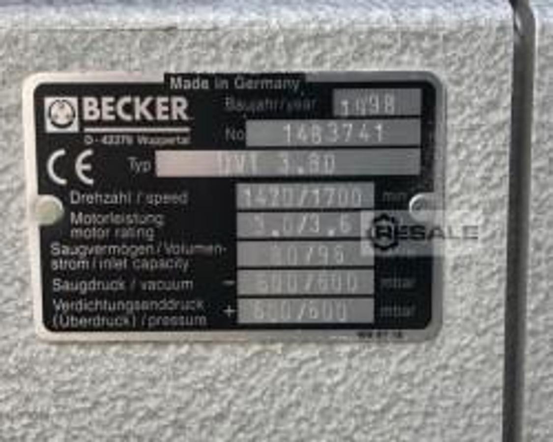 Used Becker DVT3.80