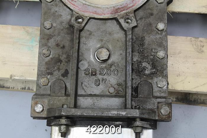 Used Stafjo 8" Air Operated Through Gate Valve #42200