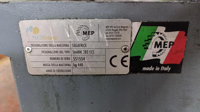 Usato Segatrice a Nastro Semiautomatica MEP SHARK 282 CCS