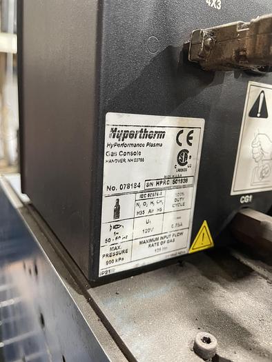 Used AKS Hy-Definition CNC Plasma Cutting Table Accu-kut