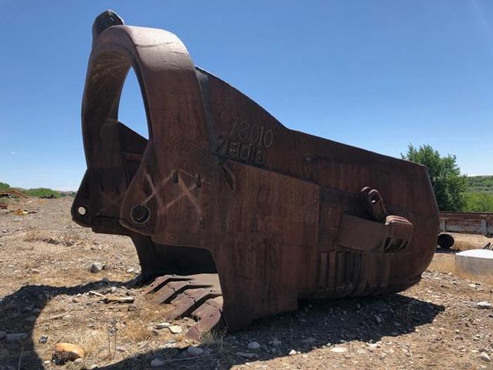 Used HB18247 dragline bucket 35 or 40 yard with spare new replacement cutting edge Esco