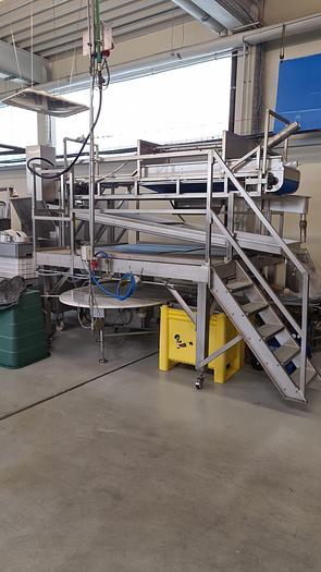 Gebraucht Abfüll - Linie für stückige Produkte in vorgefertigte Beutel