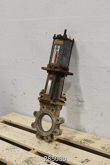 Used Dezurik 4" Air Operated Knife Gat #28508