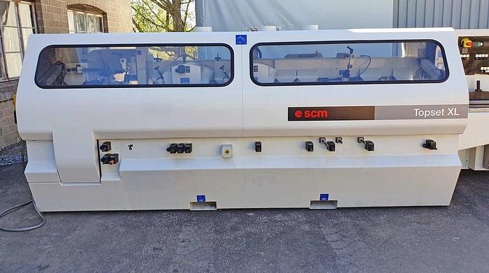 Used 2001 SCM Italy Automatic Throughfeed moulder SCM TOPSET XL, 7 heads