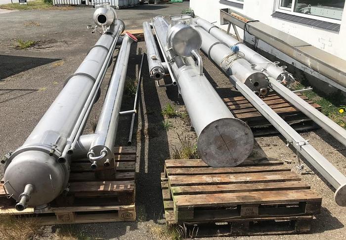 Used 2-step falling-film vacuum evaporator