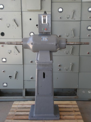 Used 7.5 HP DOUBLE END Pedestal Type Polisher