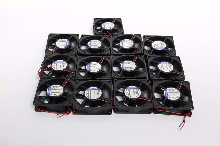 Used Ebm-papst Fan 3412 12V - DC 2.4W (7-15V - DC) Motorized Fans Lot of 13 NEW (5368