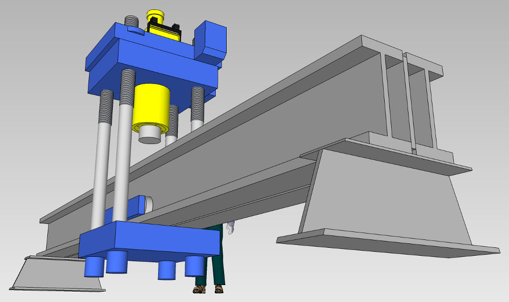 Used 400 Ton Rutil Hydraulic Straightening Press