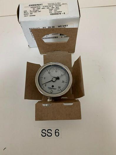 BRAND NEW ASHCROFT 25-1009-SWL-02