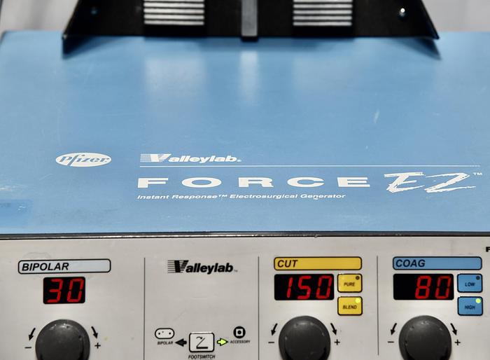 Used Valleylab Force EZ Electrosurgical Generator with E6008 Footswitch