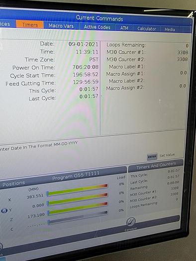 Used 2019 HAAS ST-15Y CNC Turning Center