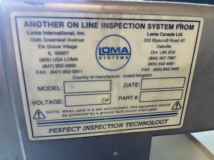 Used Loma IQZ High Speed Conveyor Pass