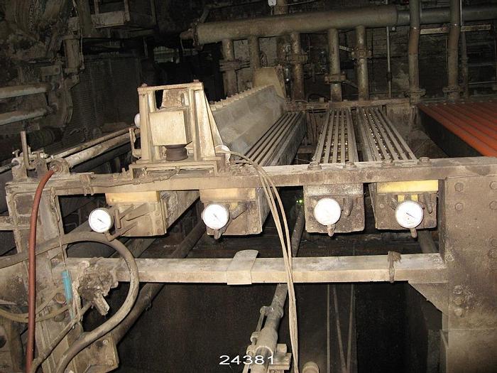 Used Johnson Foils Knockdown Fourdrinier, Stainless Steel And Stainless Steel Clad, 99" Width, 32 Ft Forming Length, With Suction Couch #24381