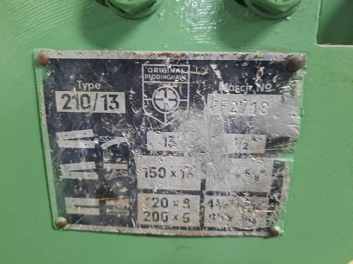 Used Peddinghaus, profile steel shears with punch -Type: 210 Super 13